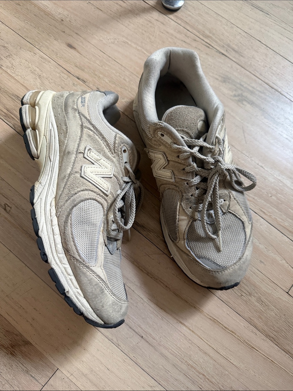 New Balance Tan Suede & Mesh 530 Sneakers